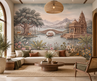 Celestial Palace Garden Wall Mural - RJM16
