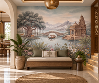 Celestial Palace Garden Wall Mural - RJM16