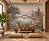 Celestial Palace Garden Wall Mural - RJM16