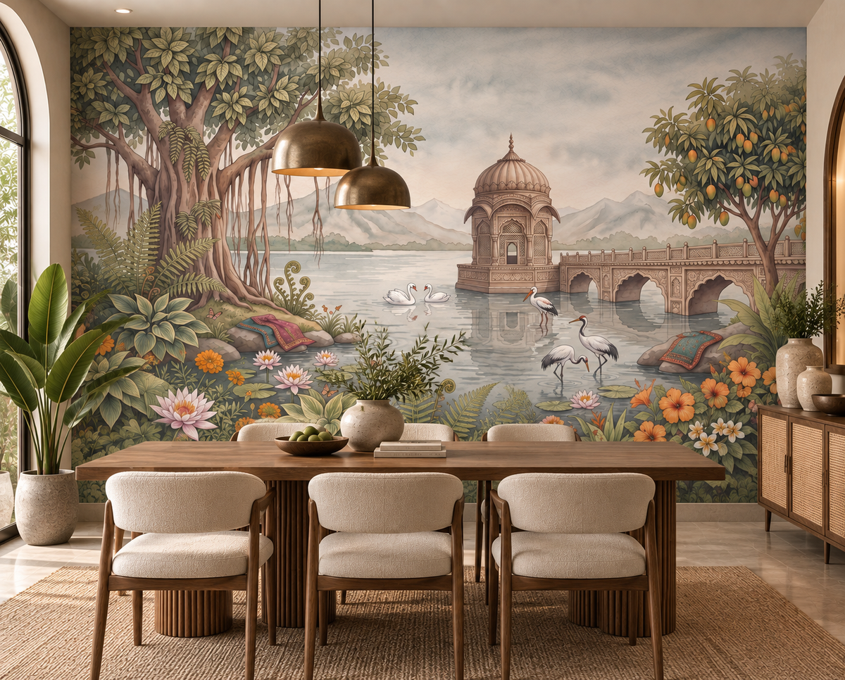 The Royal Banyan Garden Wall Mural - RJM18