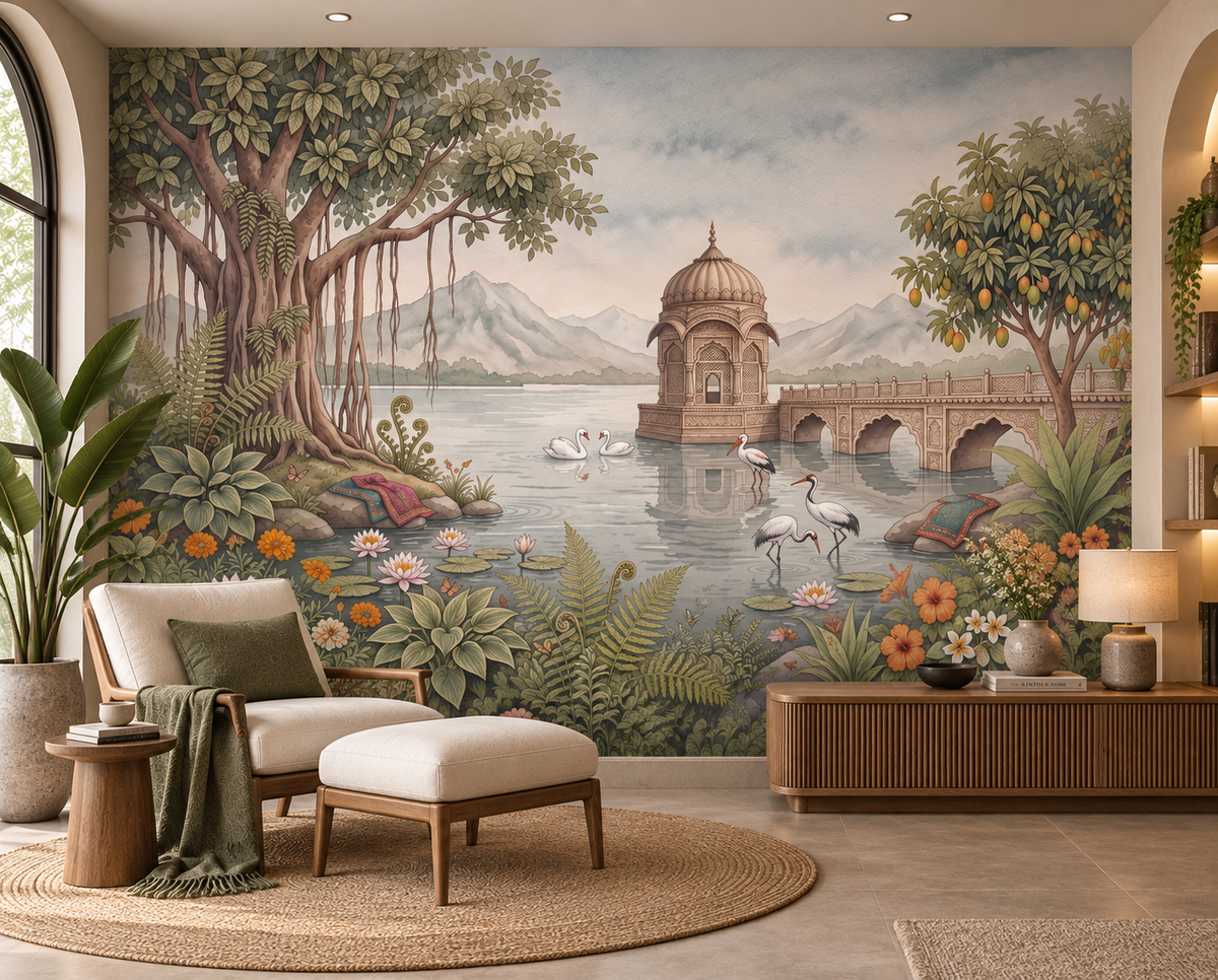 The Royal Banyan Garden Wall Mural - RJM18