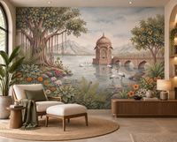 The Royal Banyan Garden Wall Mural - RJM18