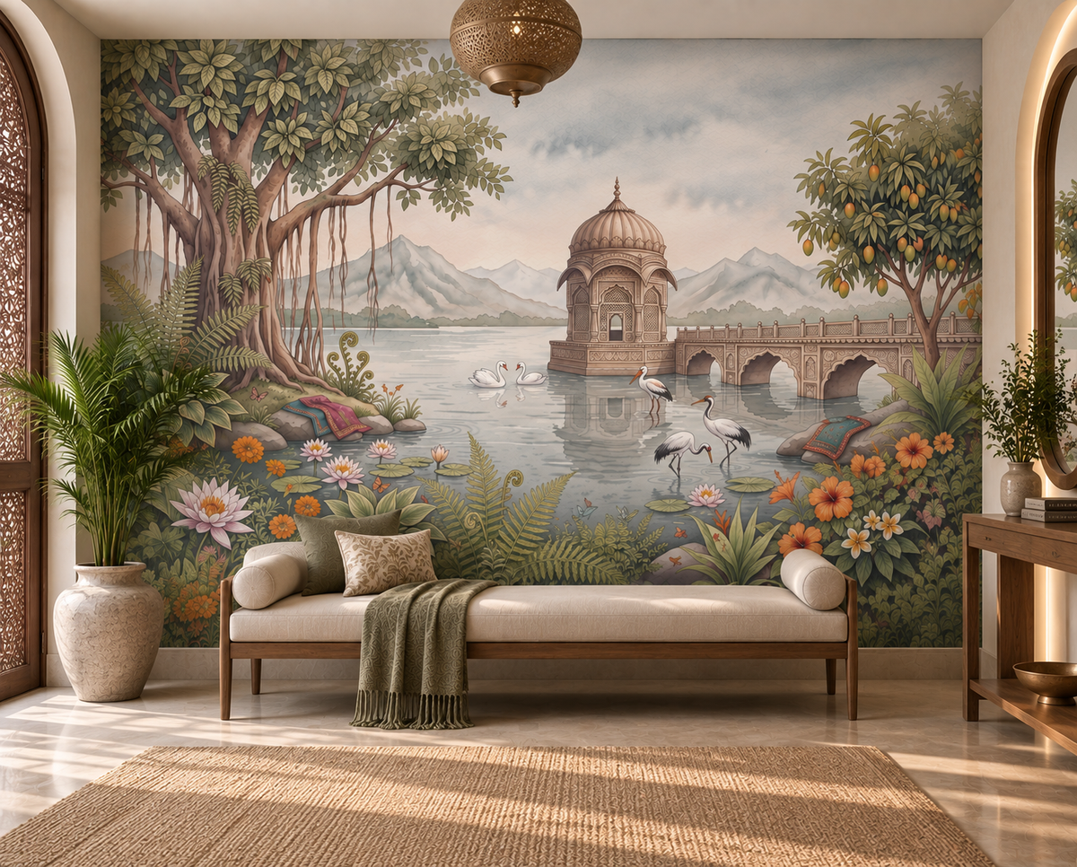 The Royal Banyan Garden Wall Mural - RJM18