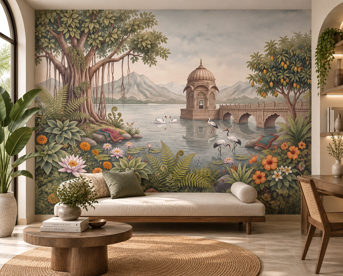 The Royal Banyan Garden Wall Mural - RJM18