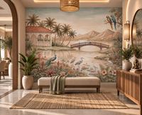 Jheel Kinara Wall Mural - RJM19
