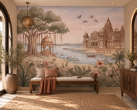 Pavitra Sarovar Wall Mural - RJM21