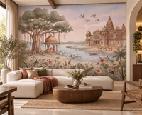 Pavitra Sarovar Wall Mural - RJM21