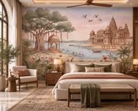 Pavitra Sarovar Wall Mural - RJM21