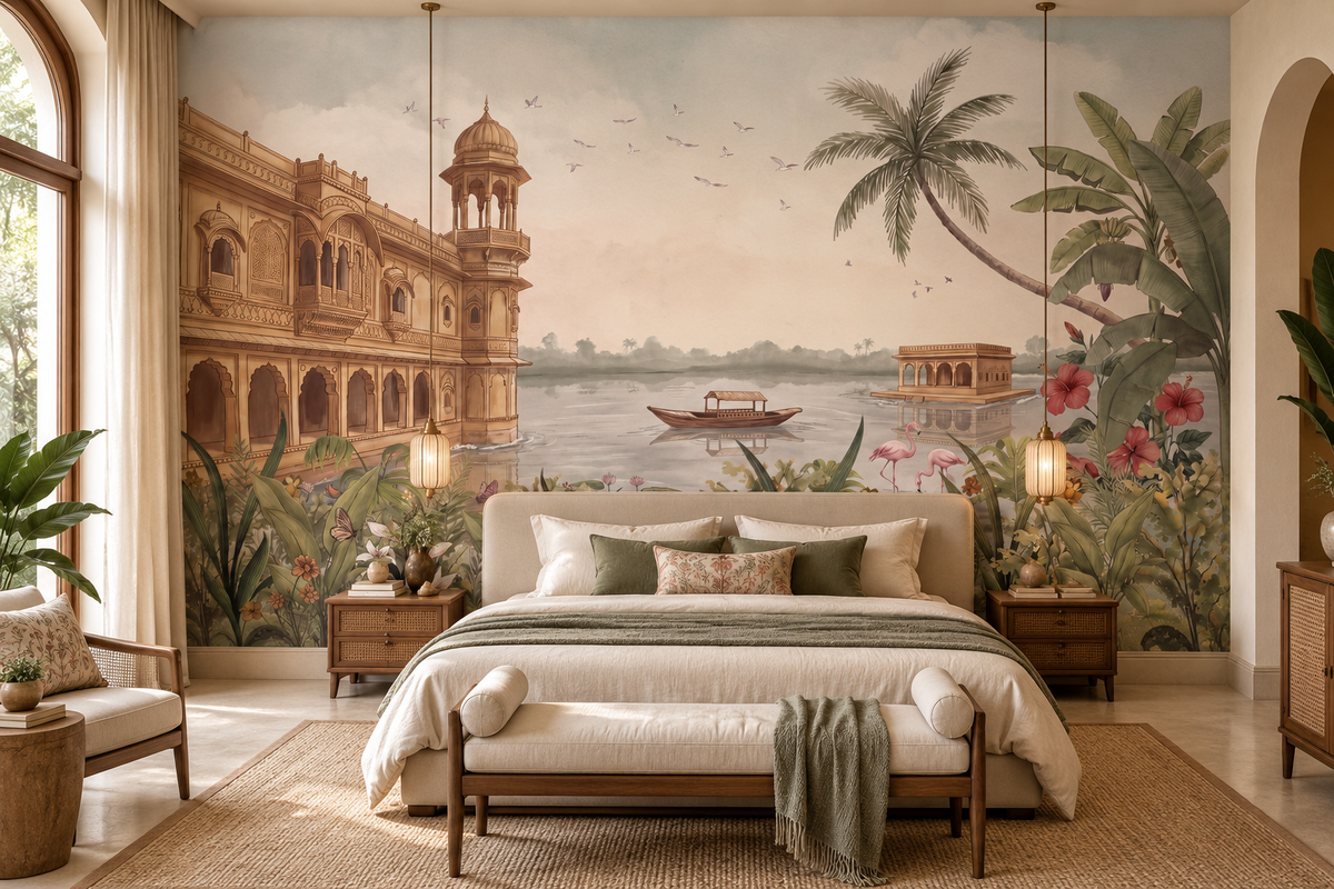 Jheel Mahal Wall Mural - RJM22