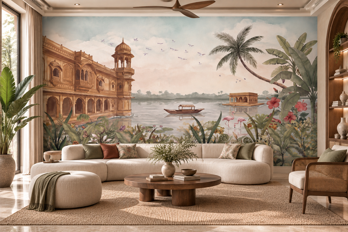 Jheel Mahal Wall Mural - RJM22