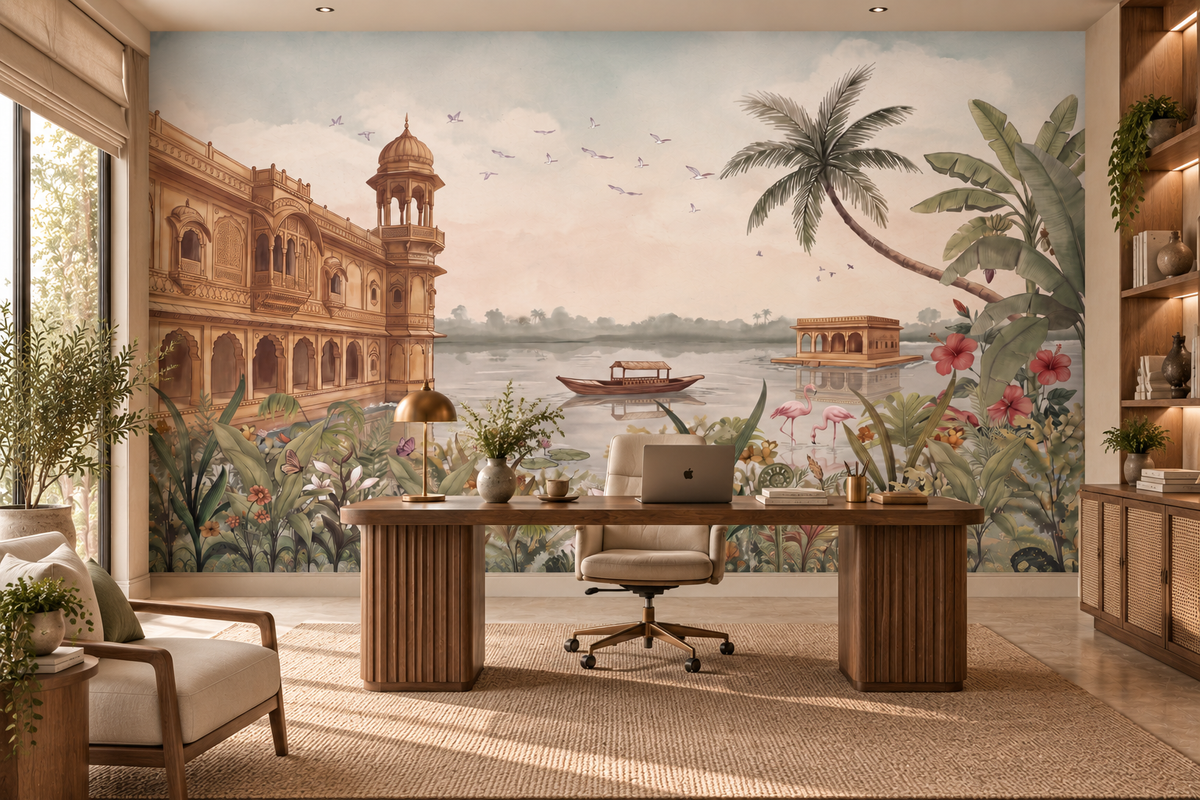 Jheel Mahal Wall Mural - RJM22