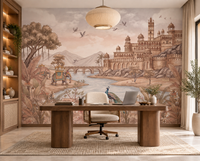 Rajputana River Palace Wall Mural - RJM25