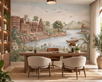 Haveli Ghat Wall Mural - RJM27
