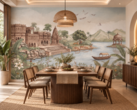 Haveli Ghat Wall Mural - RJM27