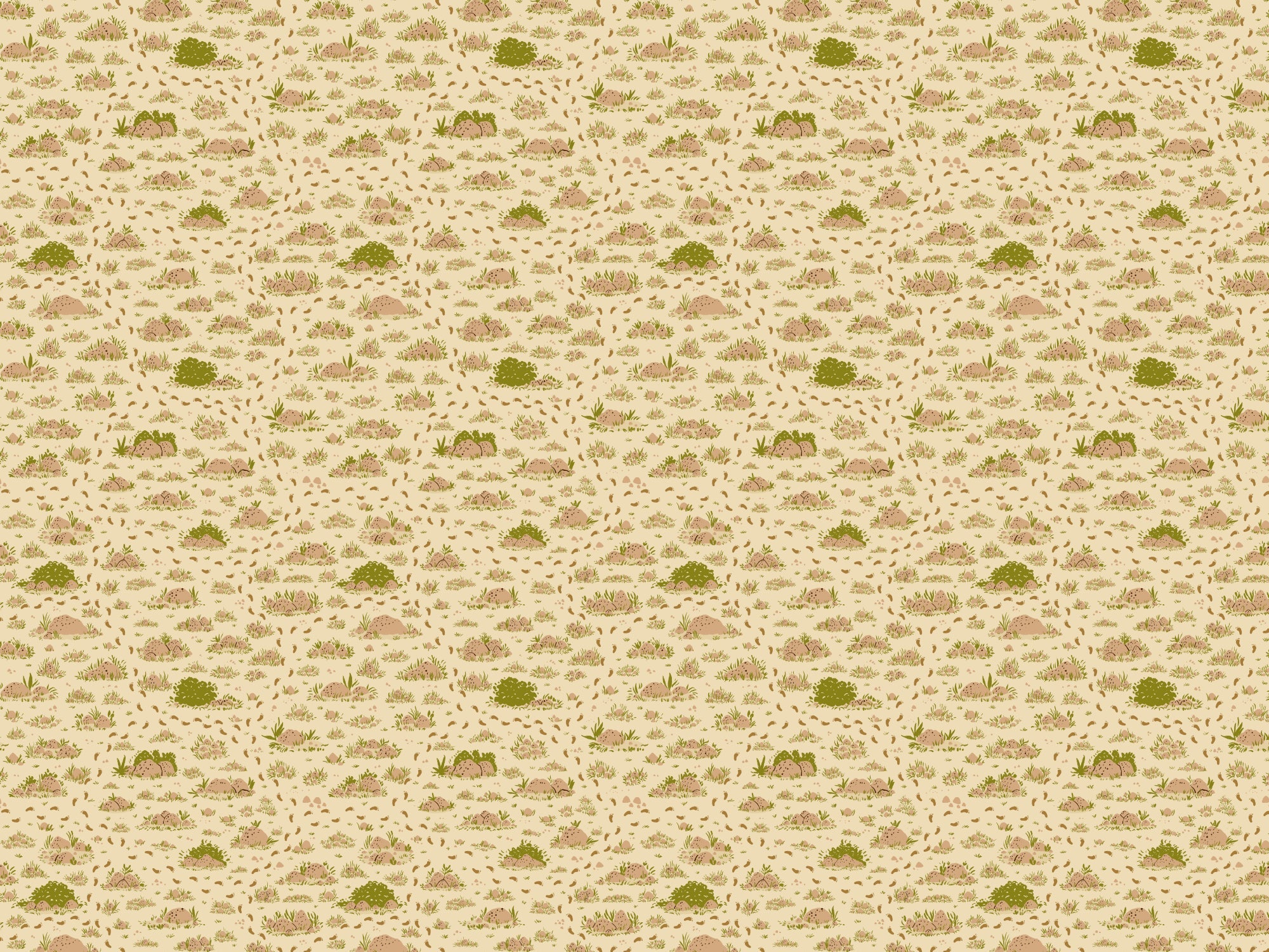Nature Walk Brown Wallpaper for Walls