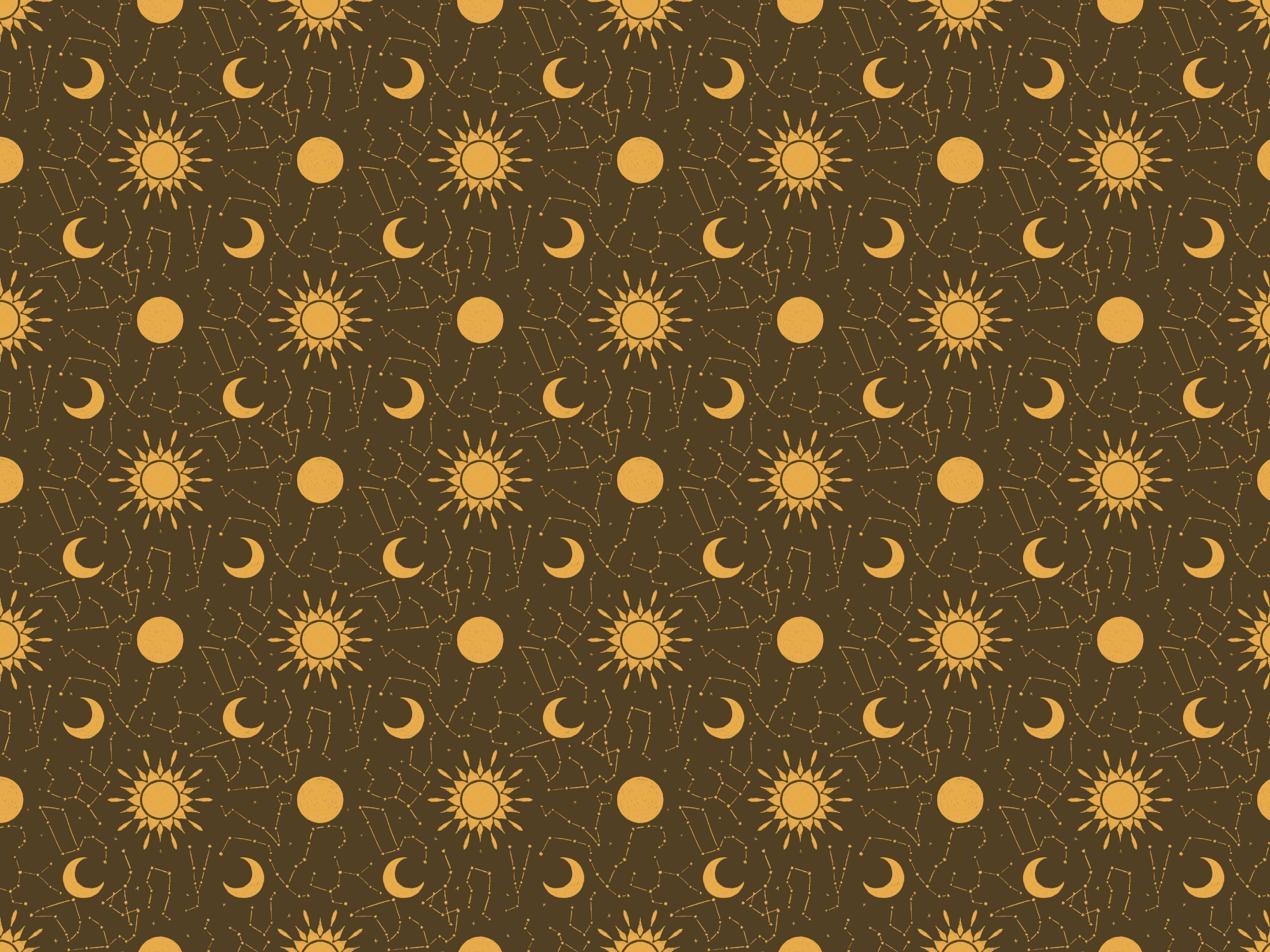 Astrology Constellations Design Wallpaper