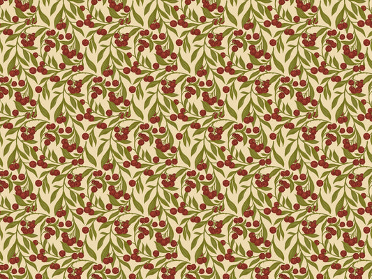 Autumn Berries Red Wallpaper Murals