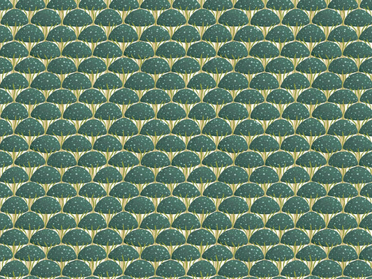 Blue Mushroom Wallpaper