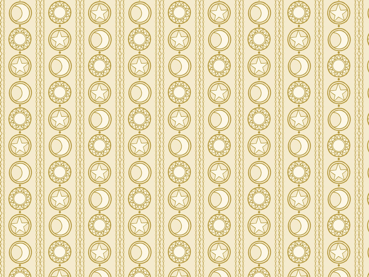 Celestial Medallions Wallpaper Murals in your room — zoomed