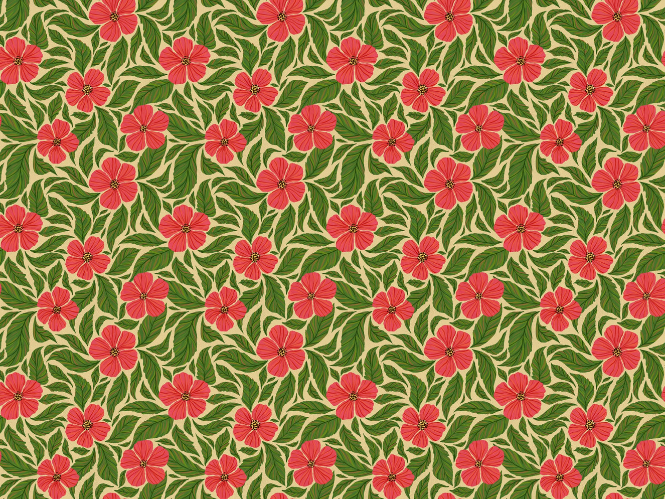 Pink Flowers Dance Wallpaper