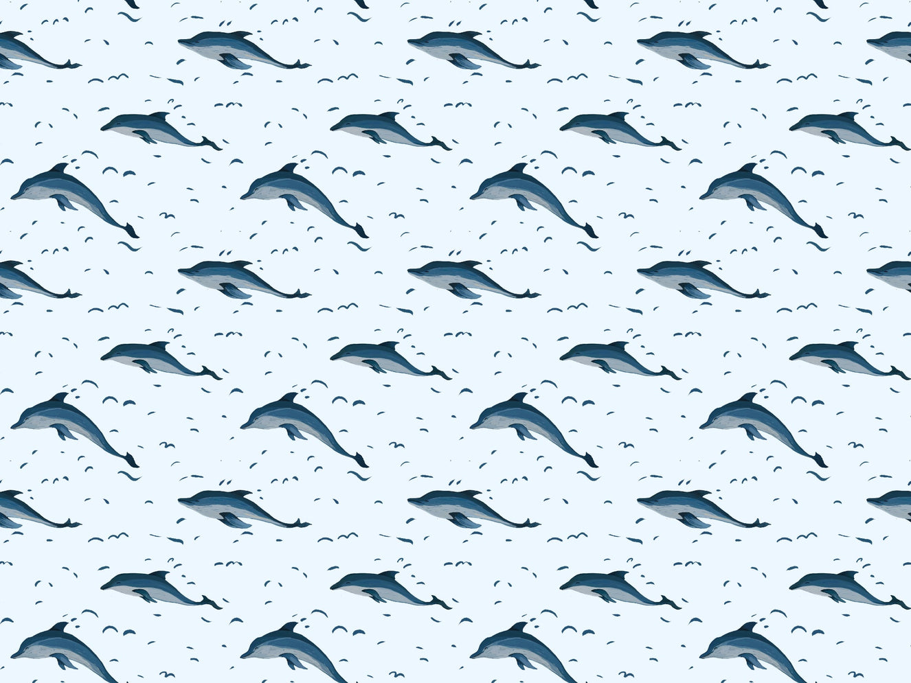 Dolphins in The Sea Wallpaper