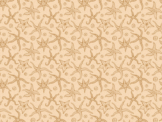 Warm Brown Echinoderms Wallpaper