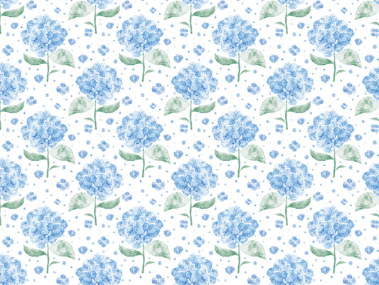 Blue Hydrangea in The Air Wallpaper