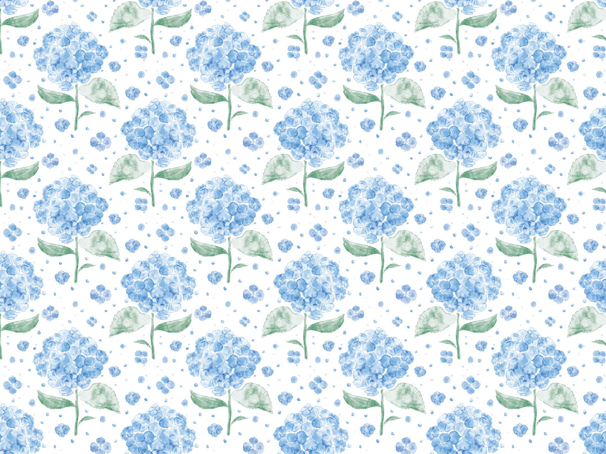 Blue Hydrangea in The Air Wallpaper