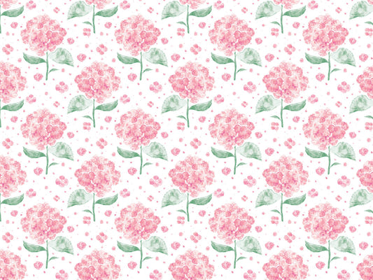 Pink Hydrangea in The Air Wallpaper