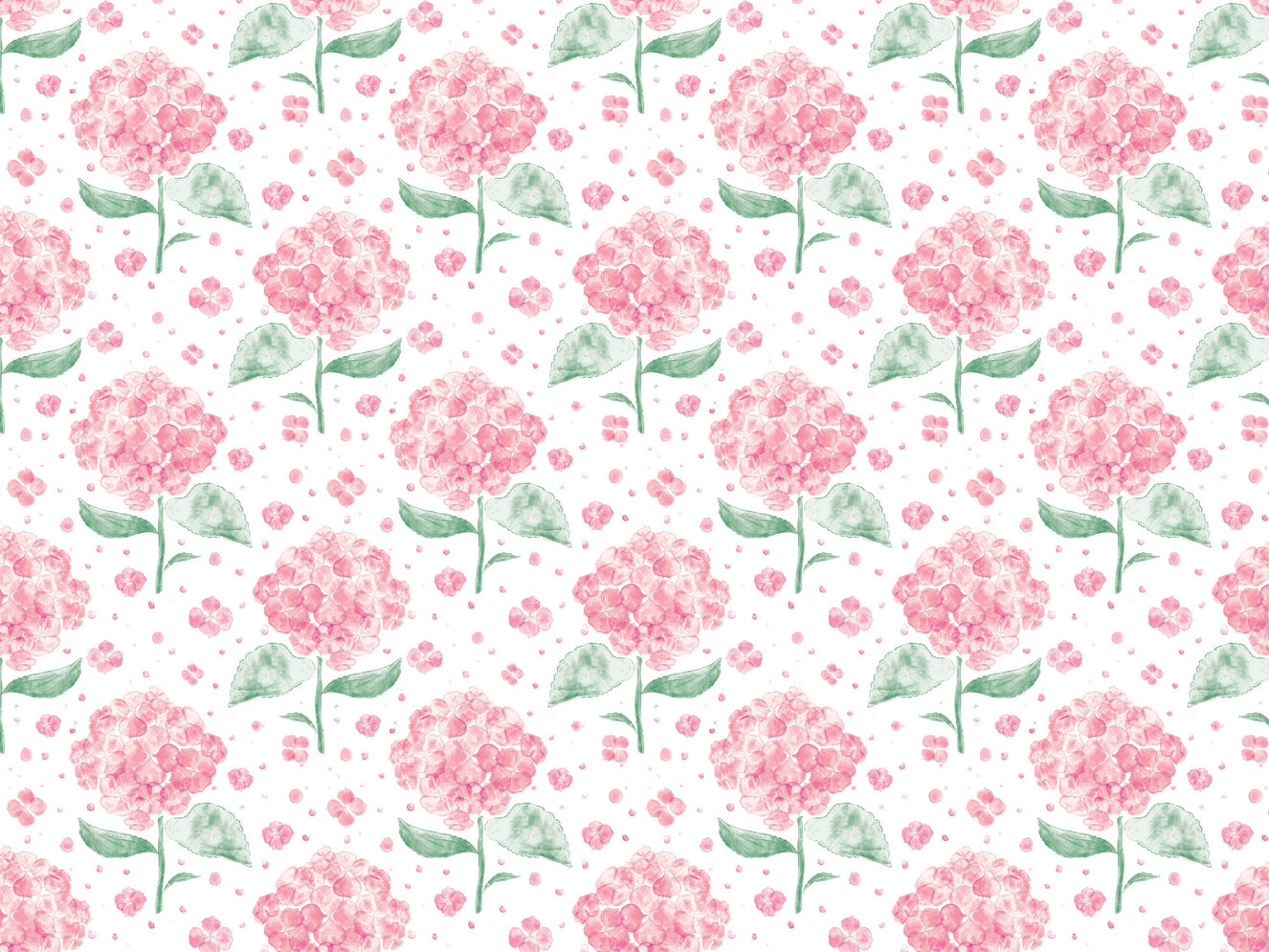 Pink Hydrangea in The Air Wallpaper