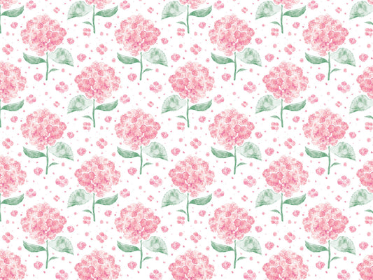 Pink Hydrangea in The Air Wallpaper
