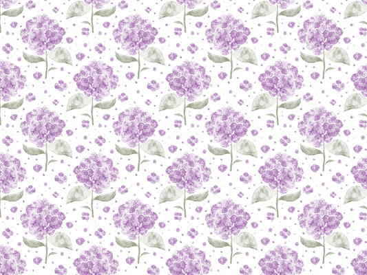 Purple Hydrangea in The Air Wallpaper