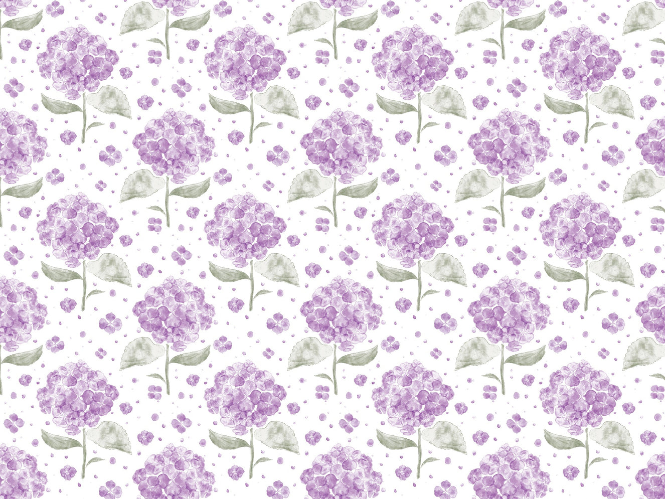 Purple Hydrangea in The Air Wallpaper