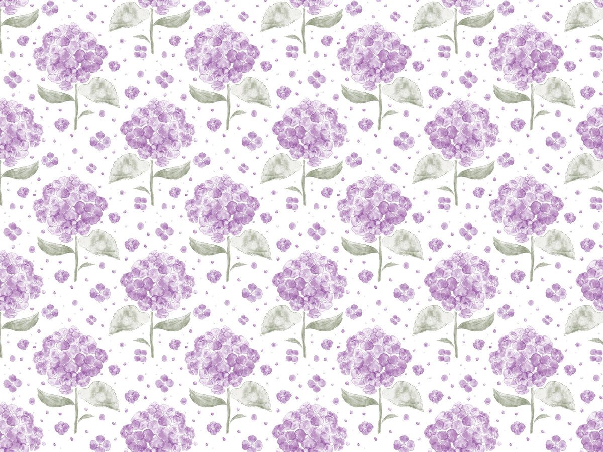 Purple Hydrangea in The Air Wallpaper