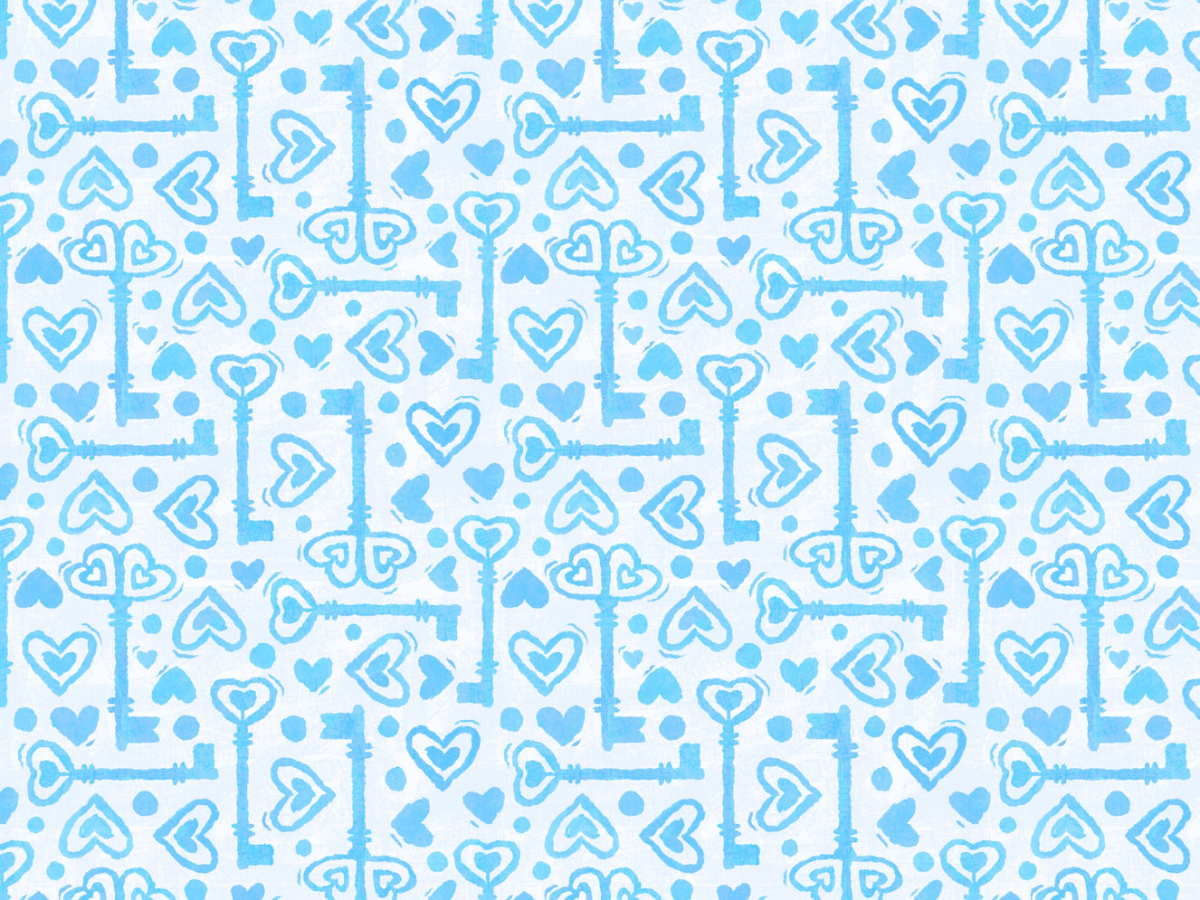 Key to The Heart Blue Wallpaper