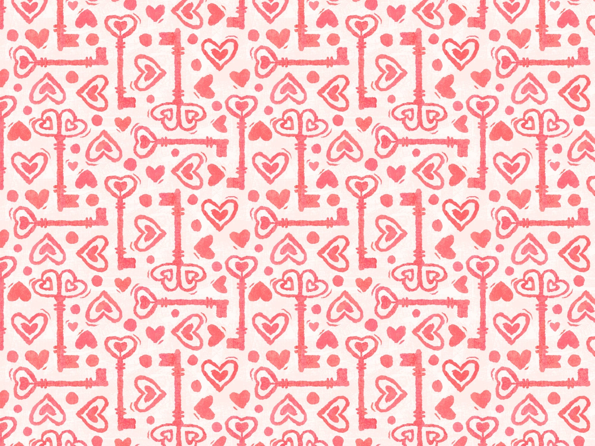 Key to The Heart Pink Wallpaper in your room — zoomed