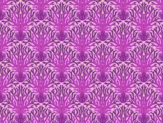 Lilac Cora Fungus Wallpaper