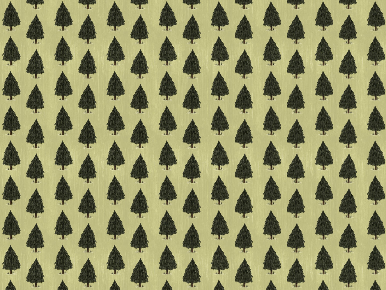 Green Pine Trees Wallpaper