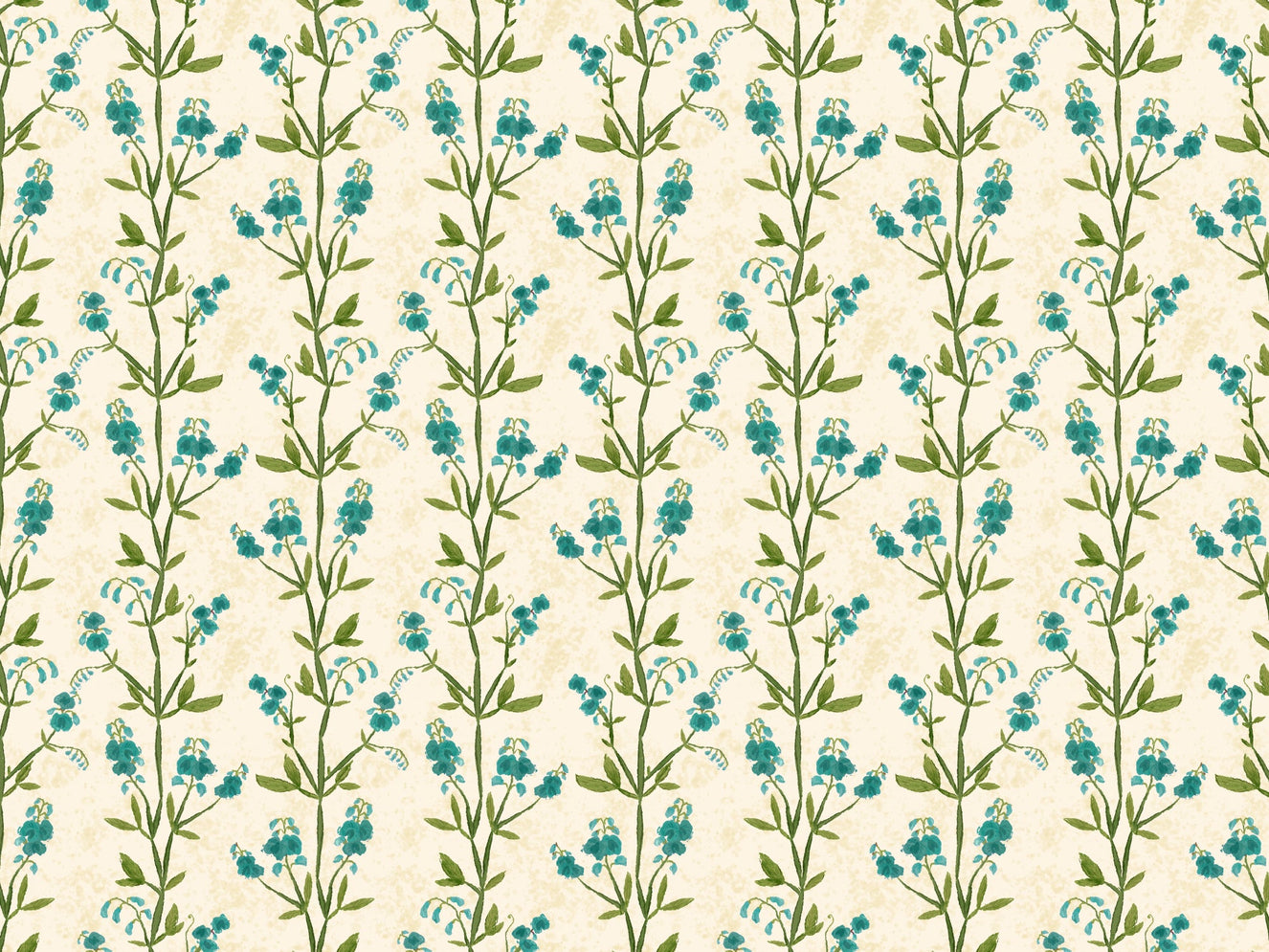 Sweet Peas Blue Wallpaper