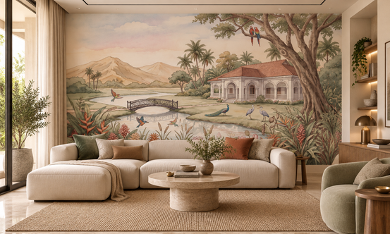 Whispering Garden Estate Wall Mural - RJM02