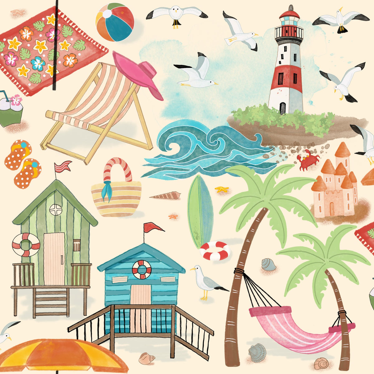 Seaside Escape Wallpaper⁠