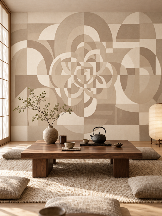 Silent Passage - Sand Wall Mural