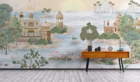 Traditional Indian Architecture Wall Mural