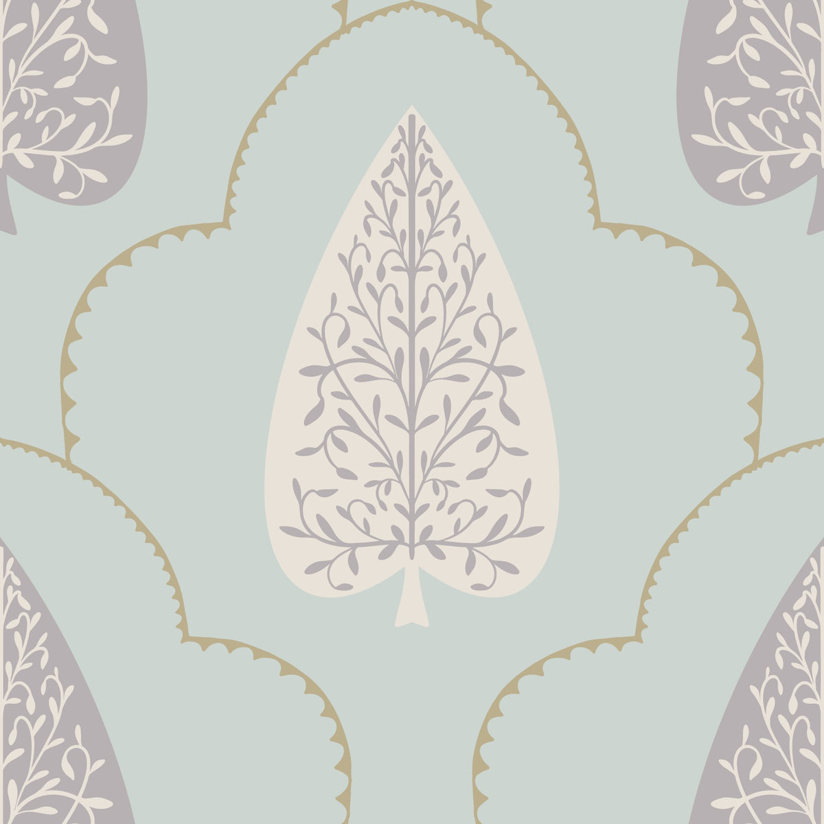 Tranquil Trellis Wallpaper⁠ in your room — zoomed