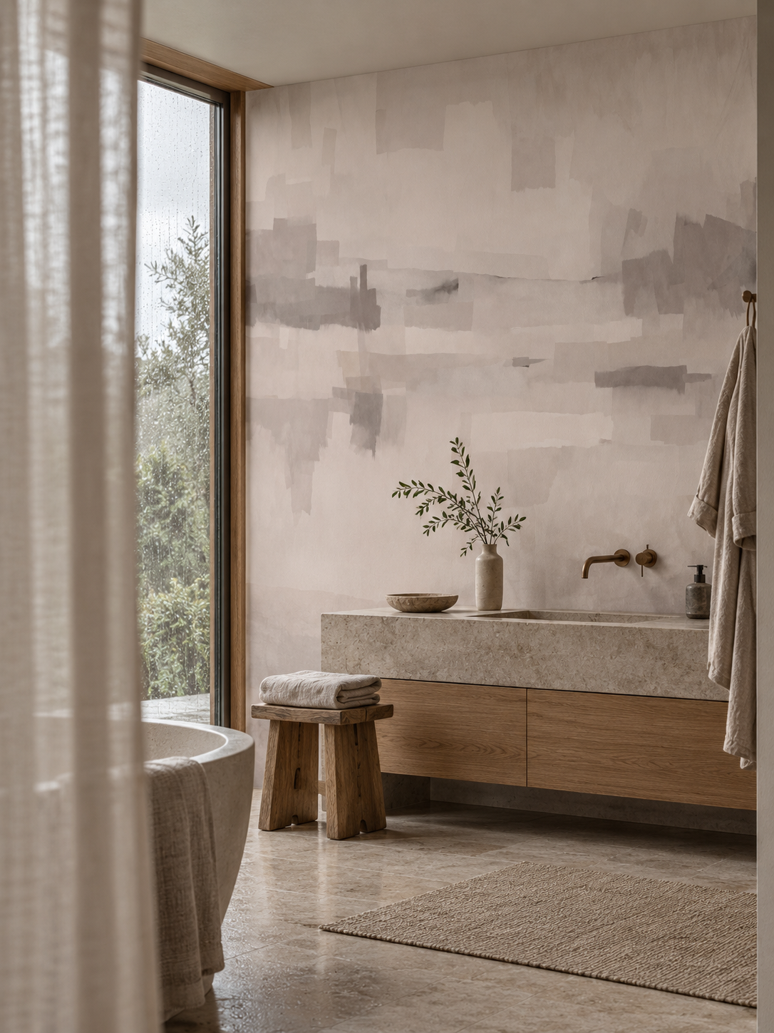 Velvet Dusk - Smoke Wall Mural