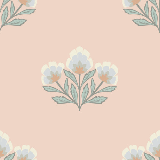 Vintage Bloom Repeat Wallpaper⁠