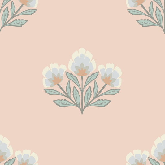 Vintage Bloom Repeat Wallpaper⁠