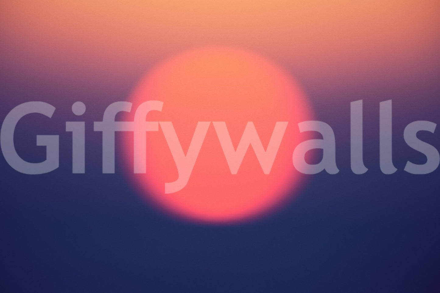 A high-quality abstract sunset wall mural for walls.

