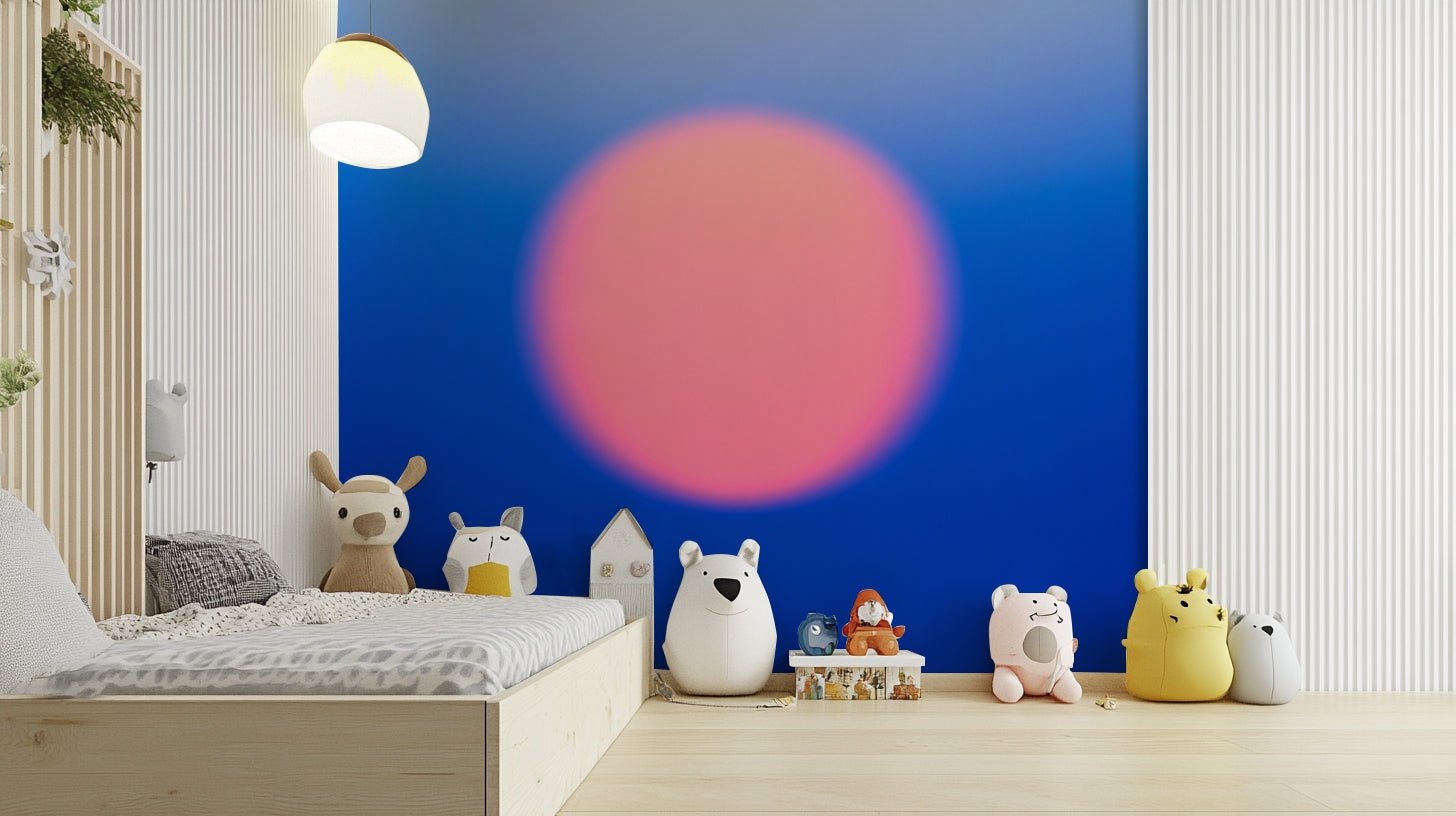 A classic minimalist sun wallpaper for walls.

