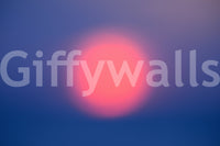 A high-quality abstract sunset wall mural for walls.

